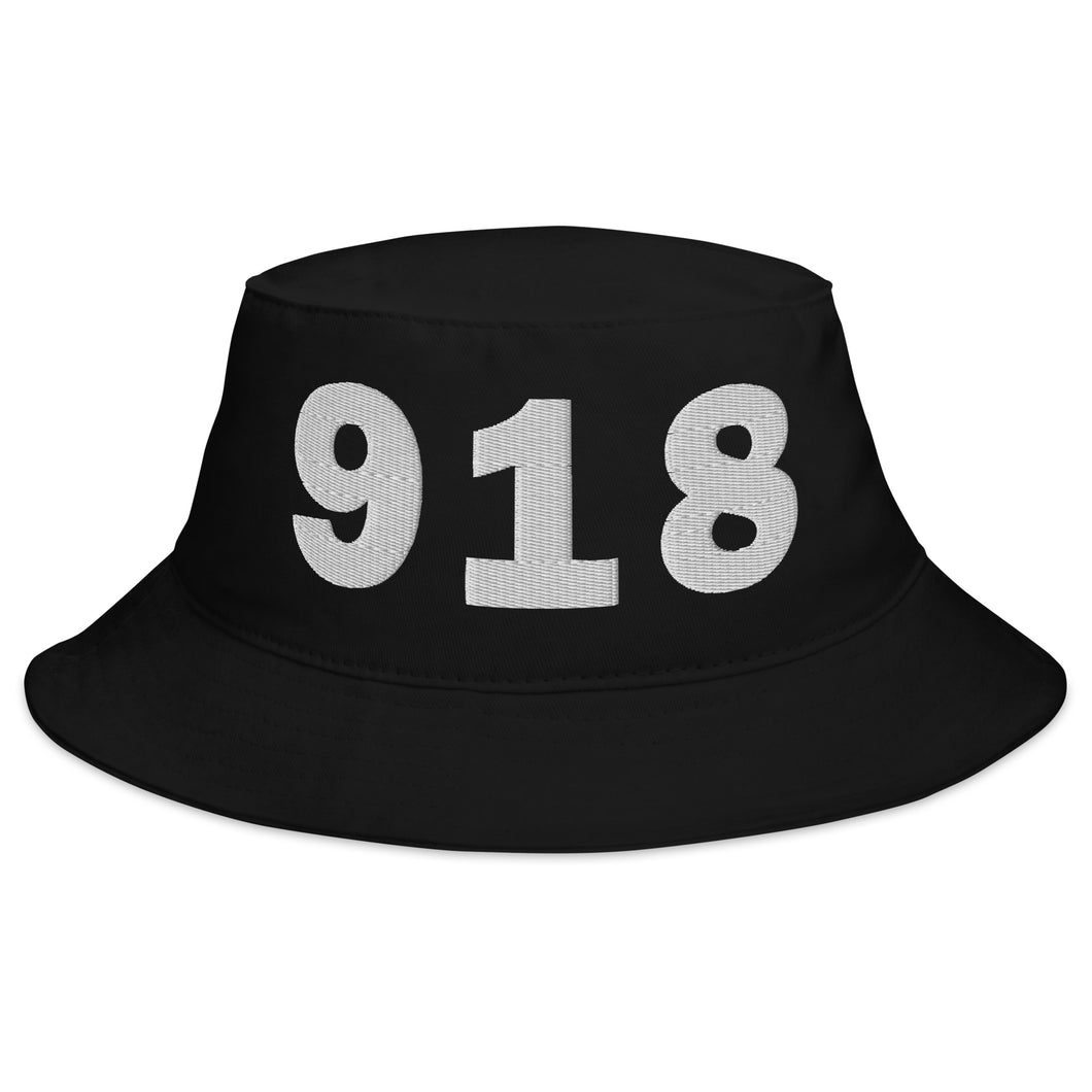 918 Area Code Bucket Hat