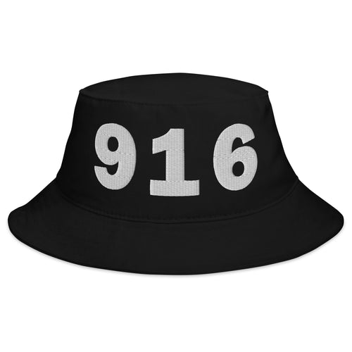 916 Area Code Bucket Hat