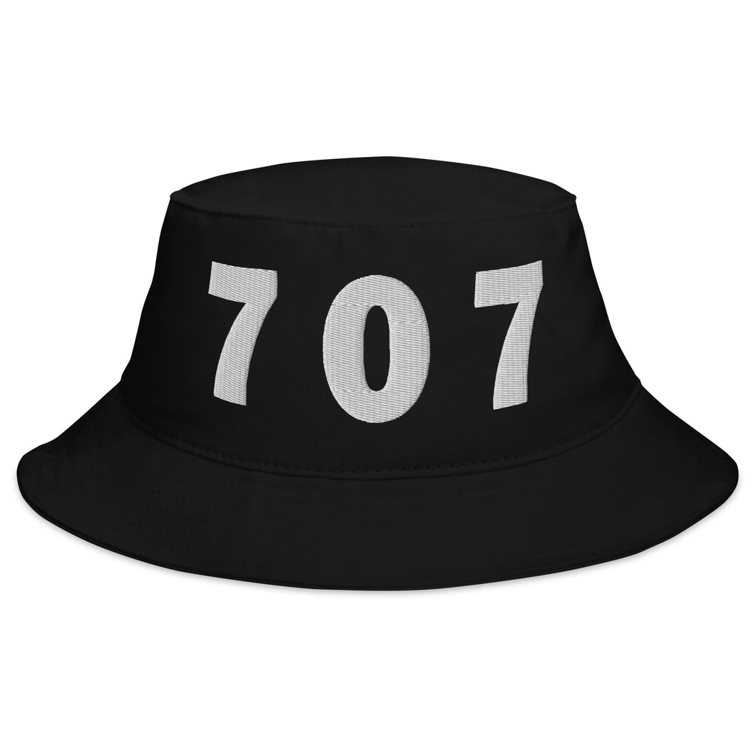 707 Area Code Bucket Hat