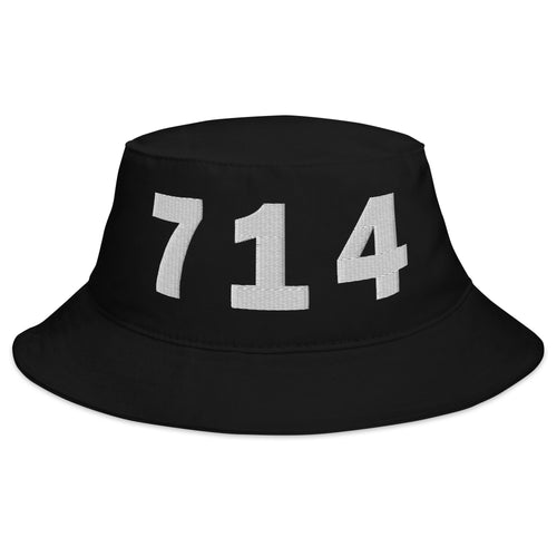 714 Area Code Bucket Hat