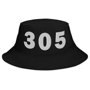 305 Area Code Bucket Hat