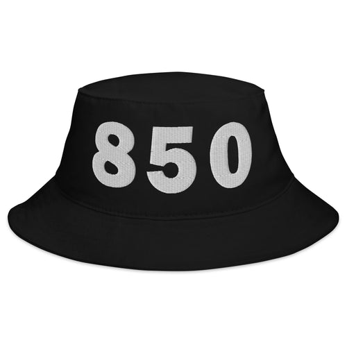 850 Area Code Bucket Hat