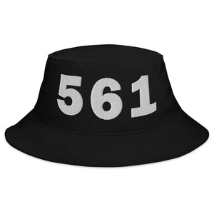 561 Area Code Bucket Hat