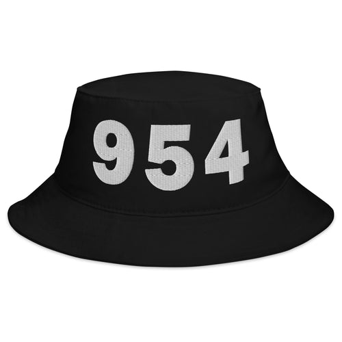 954 Area Code Bucket Hat