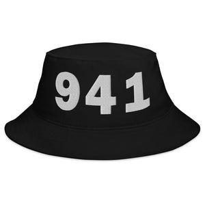 941 Area Code Bucket Hat