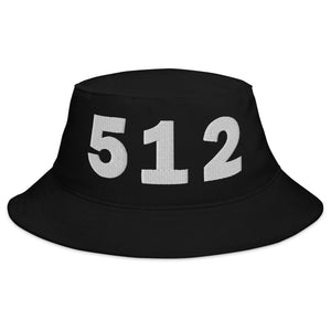 512 Area Code Bucket Hat