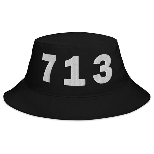 713 Area Code Bucket Hat