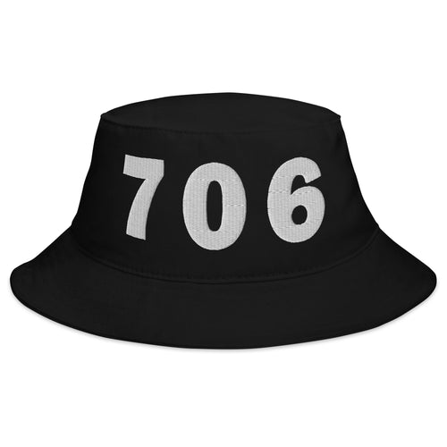706 Area Code Bucket Hat