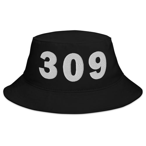 309 Area Code Bucket Hat