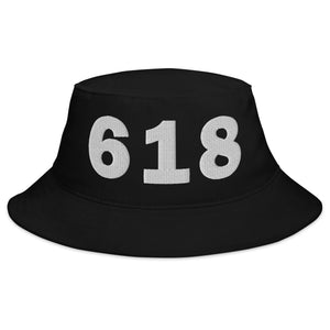 618 Area Code Bucket Hat