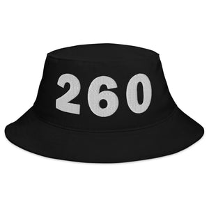 260 Area Code Bucket Hat