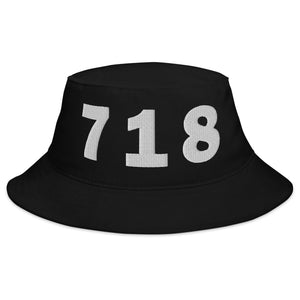 718 Area Code Bucket Hat