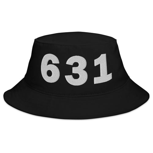 631 Area Code Bucket Hat