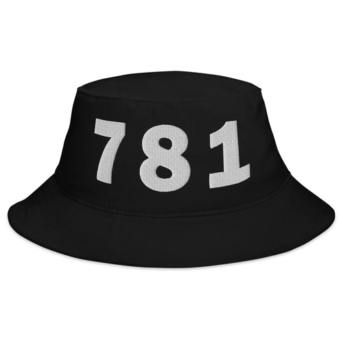 781 Area Code Bucket Hat