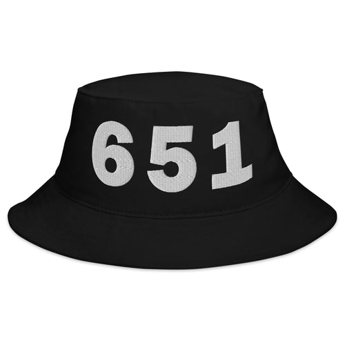 651 Area Code Bucket Hat