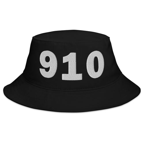 910 Area Code Bucket Hat