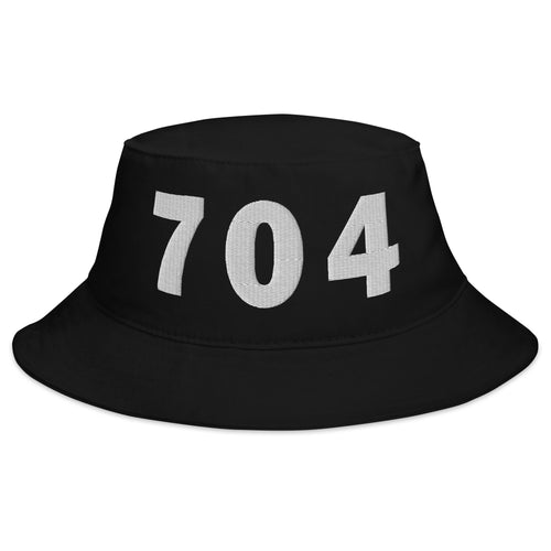 704 Area Code Bucket Hat