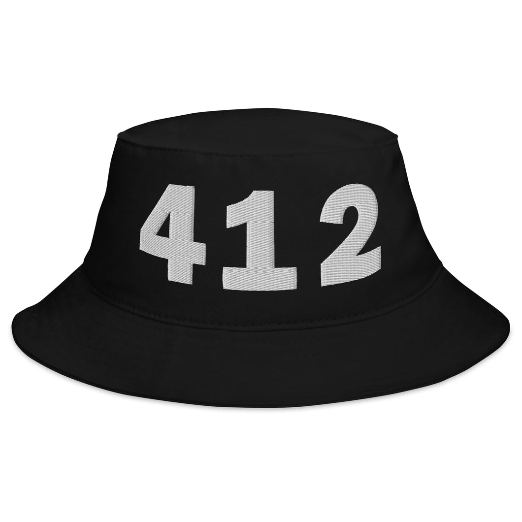 412 Area Code Bucket Hat