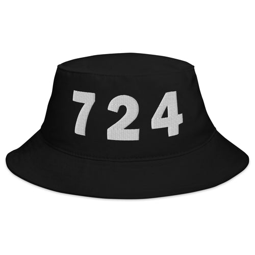 724 Area Code Bucket Hat