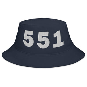 551 Area Code Bucket Hat