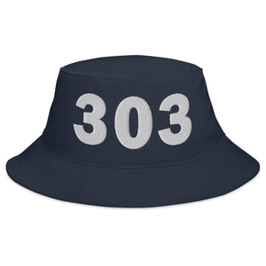 303 Area Code Bucket Hat