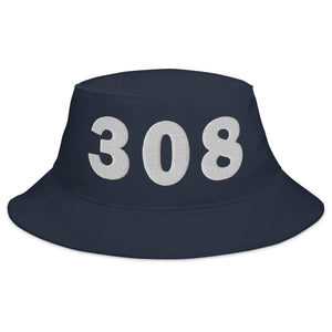 308 Area Code Bucket Hat