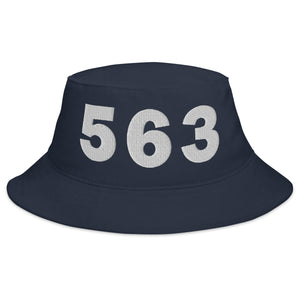563 Area Code Bucket Hat