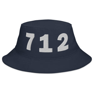 712 Area Code Bucket Hat