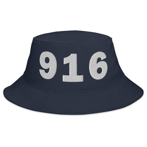 916 Area Code Bucket Hat