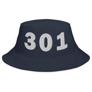 301 Area Code Bucket Hat