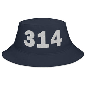 314 Area Code Bucket Hat