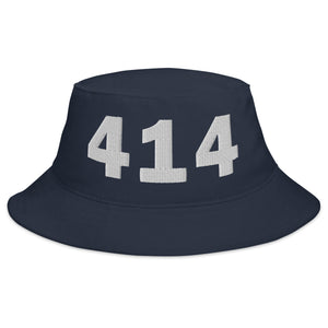 414 Area Code Bucket Hat