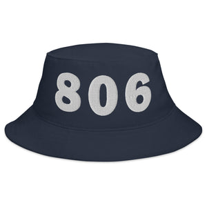 806 Area Code Bucket Hat