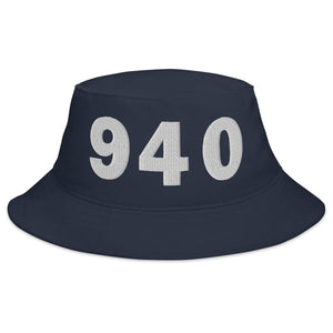 940 Area Code Bucket Hat