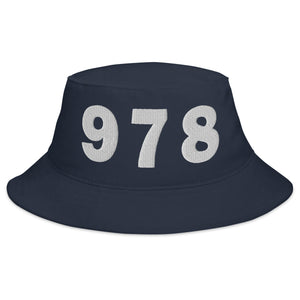 978 Area Code Bucket Hat