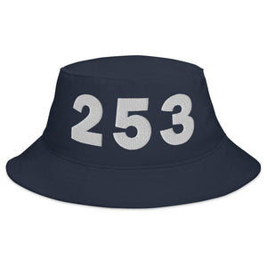 253 Area Code Bucket Hat