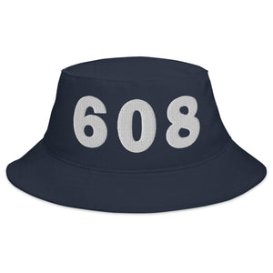 608 Area Code Bucket Hat