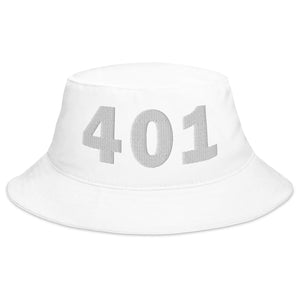 401 Area Code Bucket Hat
