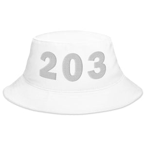 203 Area Code Bucket Hat
