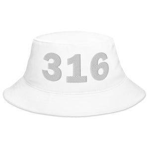 316 Area Code Bucket Hat