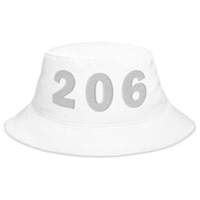 Load image into Gallery viewer, 206 Area Code Bucket Hat