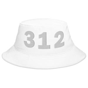 312 Area Code Bucket Hat