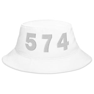 574 Area Code Bucket Hat