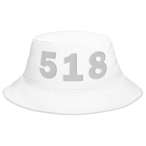 518 Area Code Bucket Hat