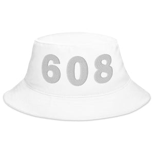 608 Area Code Bucket Hat