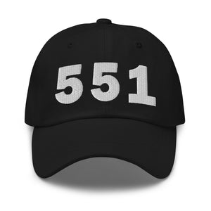 551 Area Code Dad Hat