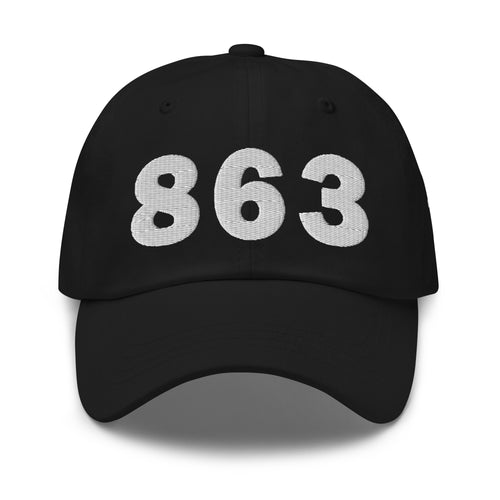 863 Area Code Dad Hat