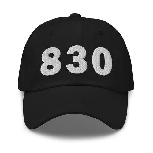 830 Area Code Dad Hat