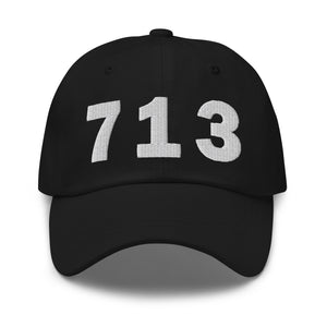 713 Area Code Dad Hat