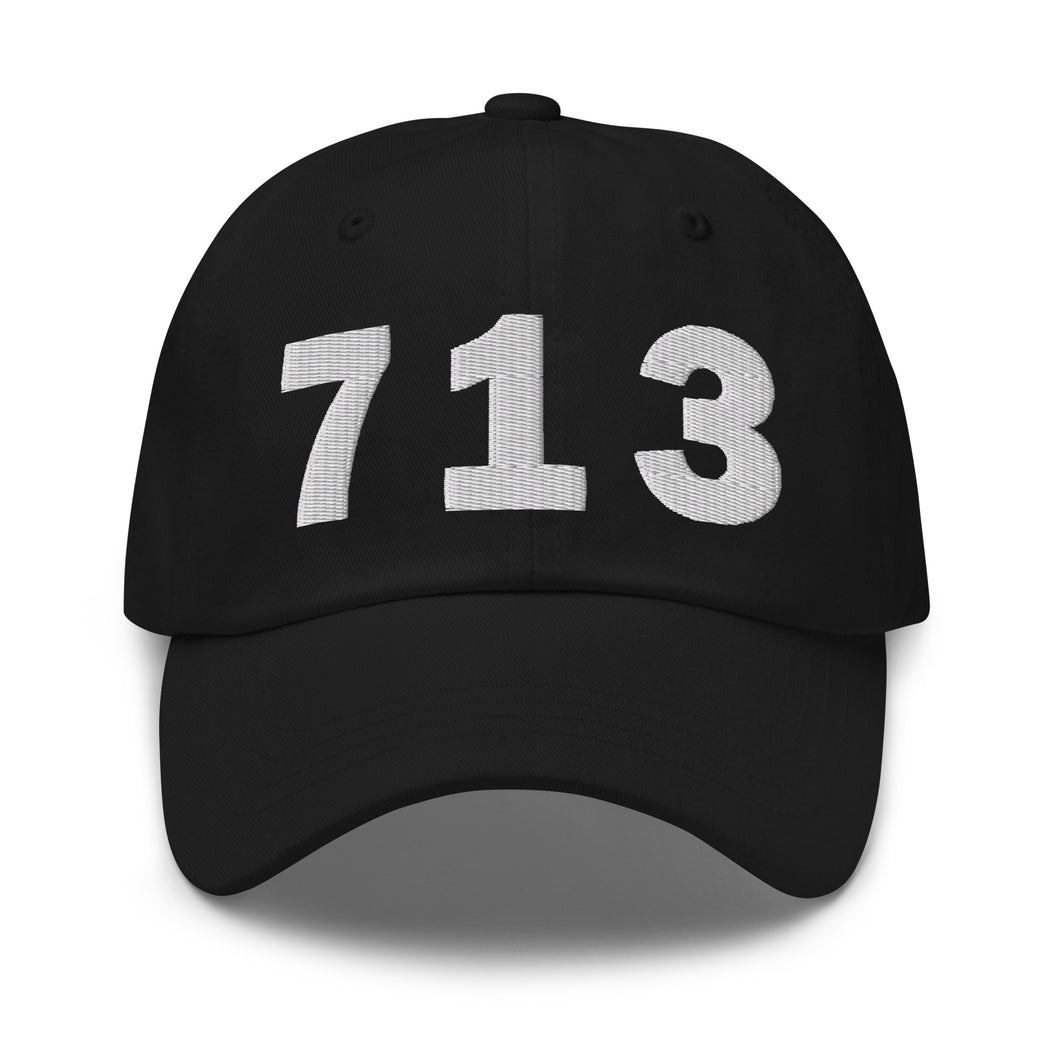 713 Area Code Dad Hat